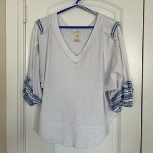 We The Free 3/4 Sleeve V-Neck T-Shirt